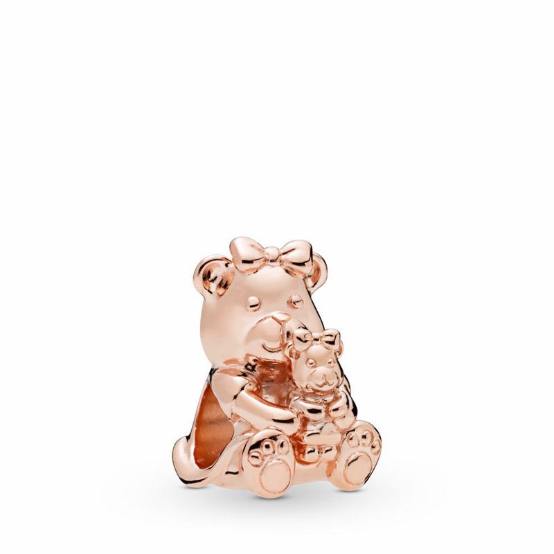 Pandora Dora Bear Charm Ireland - Pandora Rose - 287935JFN